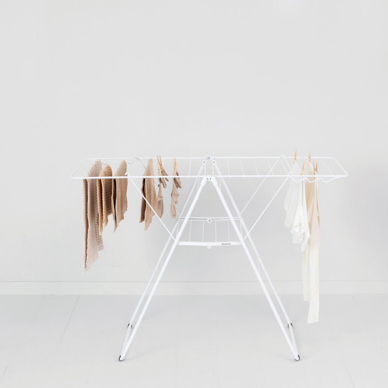 Brabantia Hangon 20 m Folding Drying Rack, White