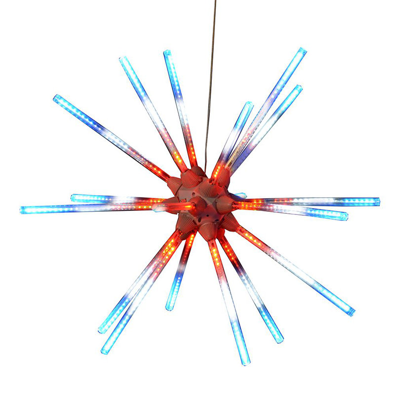 Éclat d'animation DEL 24 po, Rouge / Blanc / Bleu