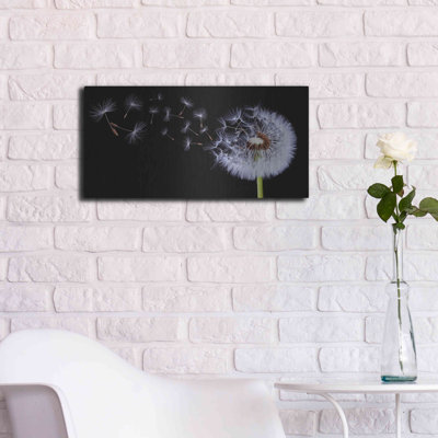 Latitude Run® 'Flying Dandelion', Metal Wall Art