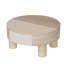 Table basse ronde avec plateau rabattable