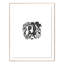Gray Golden Imprint Print by Anne Mersmann-48618194-48618199