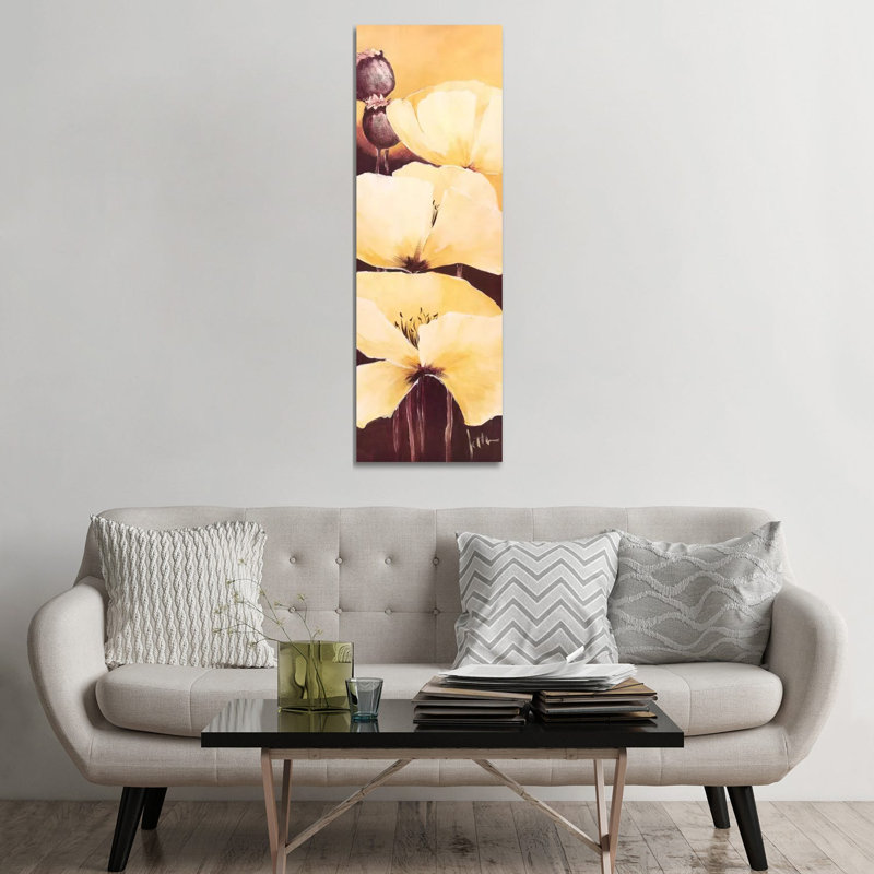 Yellow Poppies III by Jettie Roseboom - Wrapped Canvas Panoramic Gallery-Wrapped Canvas Giclée