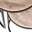 Akio Minimalist Nesting End Table Set-1342365423