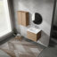Meuble-lavabo mural 24 po avec lavabo et armoire d'appoint 24 po