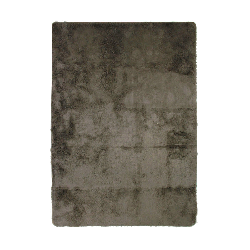 Carice Solid Colour Shag Area Rug, Rectangle 190 cm x 290 cm