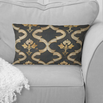 Coussin lombaire Glamour Quatrefoil II - Glam