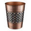 Geometric Embossed Metal 1.7 Gallon Waste Basket-62609832