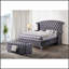 Grey Tufted Lift-Top Storage Bench with Soft Velvet Upholstery, Perfect for Elegant and Functional Seating