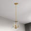 Quatre luminaires suspendus avec verre transparent-472118465