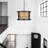 4-Light Farmhouse Rattan Cage Dimmable Chandelier with Black Finish and Adjustable Height