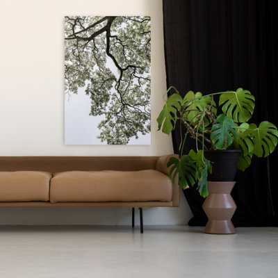 Art contemporain contemporain, paysage forestier abstrait