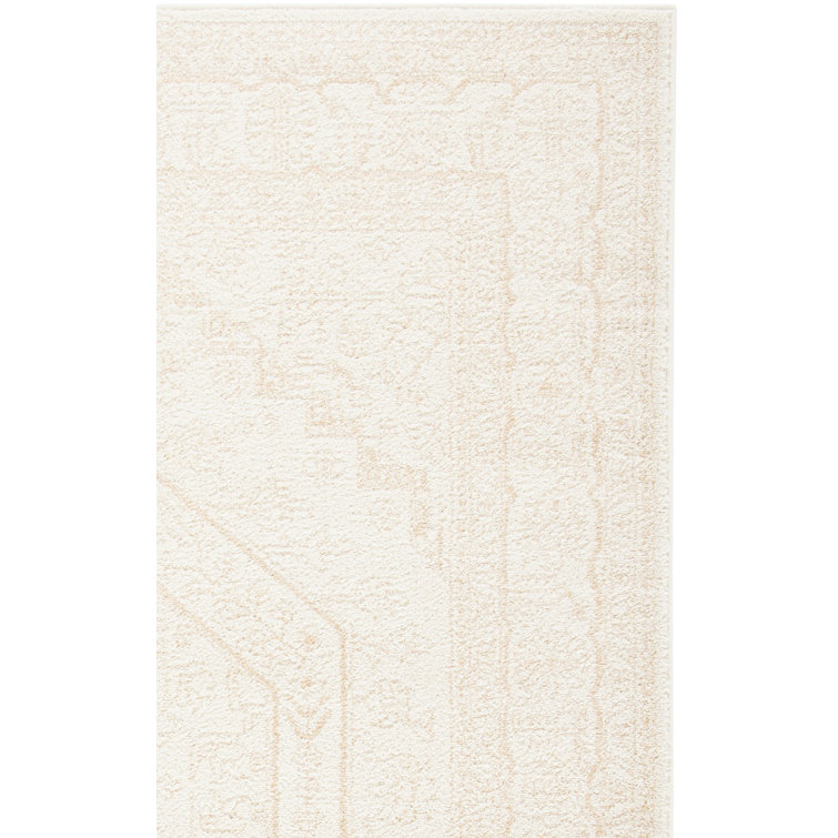 Wadlington Oriental Ivory/Beige Area Rug