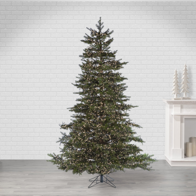 90' H Lighted Artificial Pine Christmas Tree
