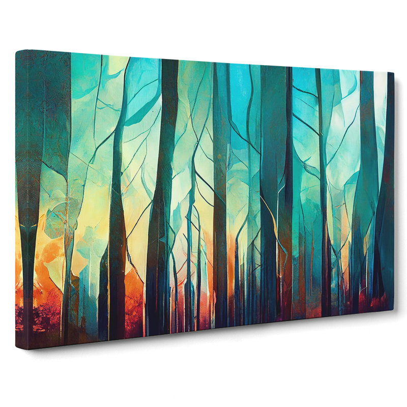 Forest Abstract Vol.2 - Wrapped Canvas, 35cm H x 50cm W x 3cm D