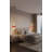 1-Light Gold LED Single Pendant With A Multi-color glass shade