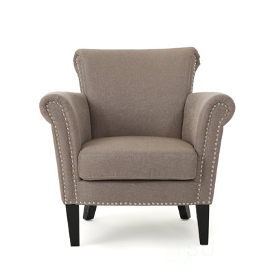 Luxurious Upholstered Club Chair With Elegant Design And Comfortable Seating For Home And Office Use
