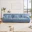 Canapé modulaire capitonné en chenille pour salon-142689249-142689251