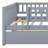Wood Daybed With Trundle And Fence Guardrails-1255927858