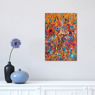 Poppyseed Hare by Sue Gardner - Painting on Canvas