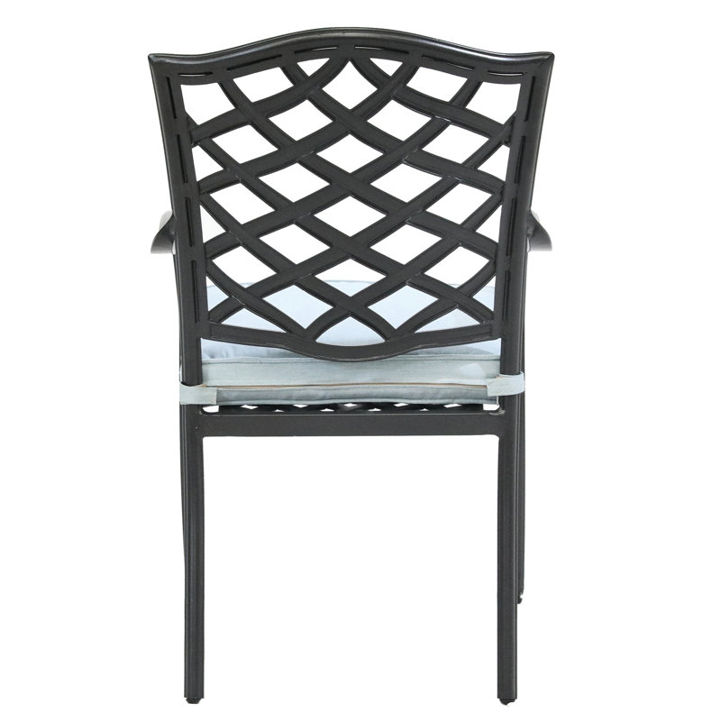 Fauteuil d'extérieur bleu (2) - Coussins de jardin faciles à nettoyer