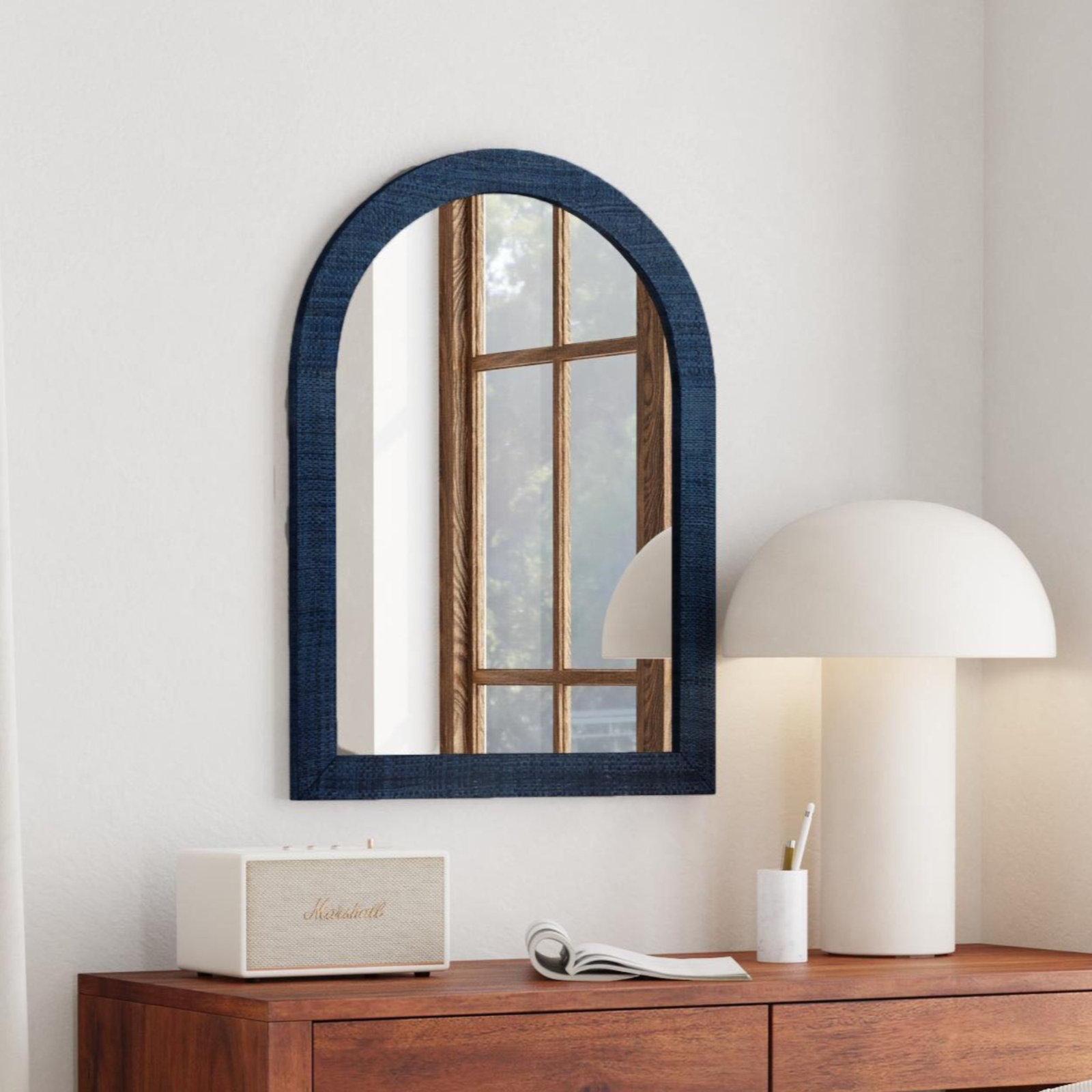 22" Mirror, Navy
