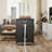 Mikenlee Media Storage Cabinet -Audio-Video Media Stand Require Assembly, Black
