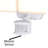 2 - Head LED Hardwired Dusk to Dawn Outdoor Security Area Light with Motion Sensor-82819009