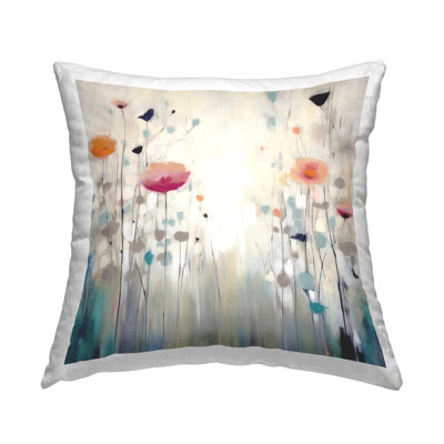 Floral Throw Pillow