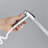 Shower Panel Tower System, LED Rainfall Waterfall Shower Head Shower Panel System Massage Jets, Stainless Steel Bathroom Shower Faucet with Bidet Brushed Nickel