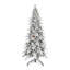 Arbre de Noël 7,5 pi en PE / PVC avec 40 pommes de pin naturelles - 1424 pointes-1302156850-1302156863