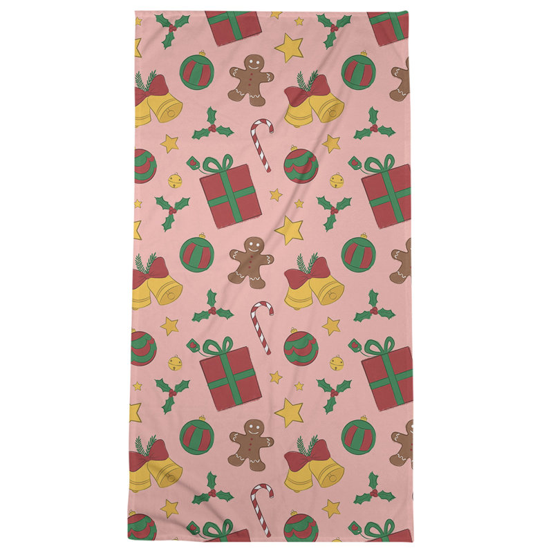Beach Towel, Pink, Poly/Cotton