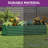 Galvanized Raised Garden Bed With Gloves-2022981670-2022981671