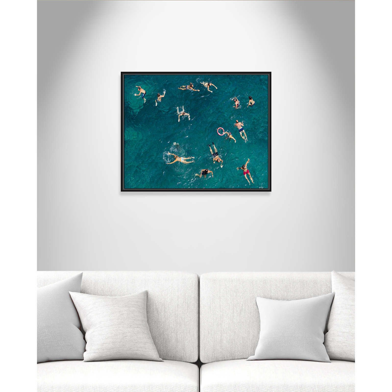 Norvell "Tonti" Print by Tonti, 23.5" H x 29.5" W x 2" D, Black Framed Canvas