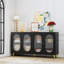 Buffet d'appoint moderne avec portes en acrylique