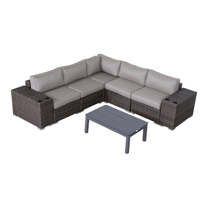 Ensemble de conversation modulaire 12 pièces avec coussins Sunbrella Bulgera