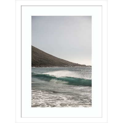Sandy Bay Beach by Shot by Clint Wood Framed Wall Art Print