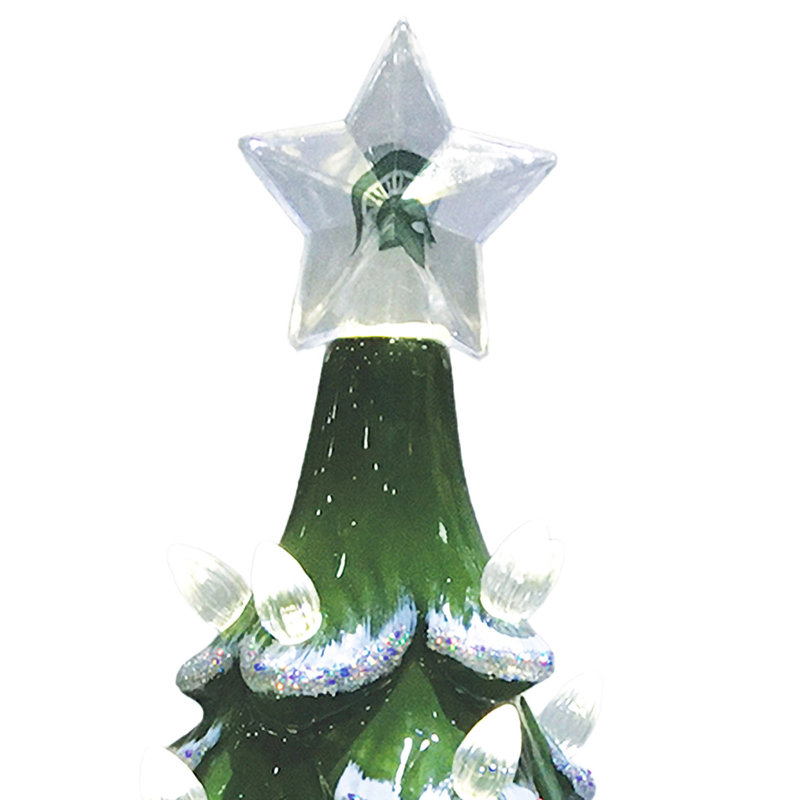 Arbre en céramique NCAA College Spirit, Michigan St. Spartans