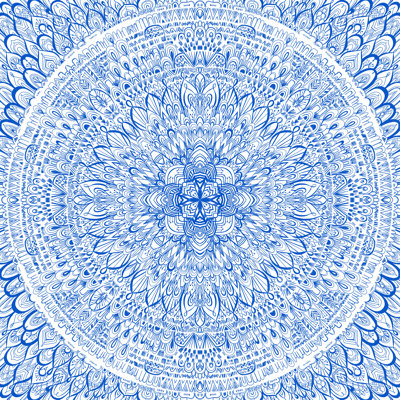 " Line Art Mandala 2 " by Pimlada Phuapradit