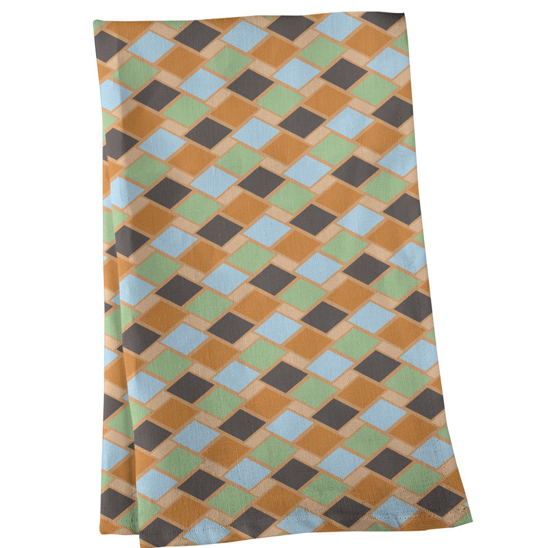 Mcguigan Tea Towel Kitchen Towel, Cotton Twill, Brown/Green