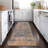 Machine Washable Indoor/Outdoor Xhevrie Navy Rug-1340848195