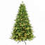 Arbre de Noël illuminé de 5 pi avec 250 lumières DEL blanc chaud, 850 pointes, conception réaliste à charnières en PE + PVC et support en métal pour une installation facile-868487708