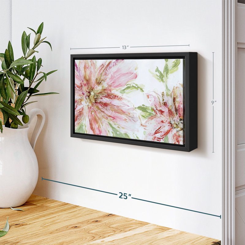 Abstrait «Floral Panache Canvas Print», H 9 po x l 13 po