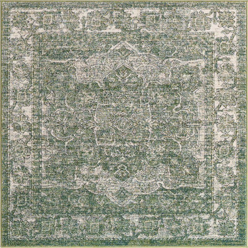 Mekalah Oriental Indoor Rug, Square 5'