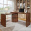 Bureau moderne en L avec 3 tiroirs-681300886