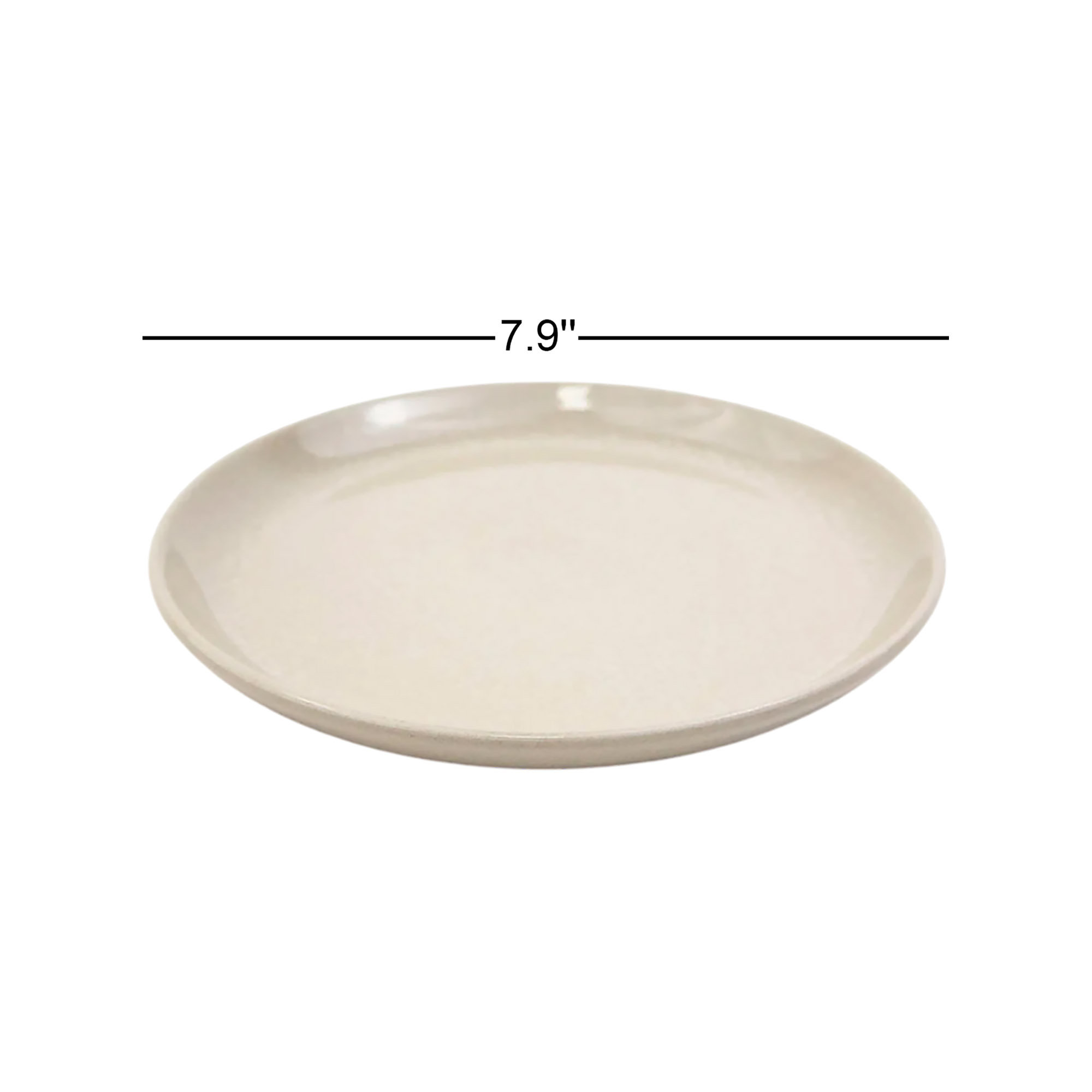 Borgen Dessert Plate, Muslin