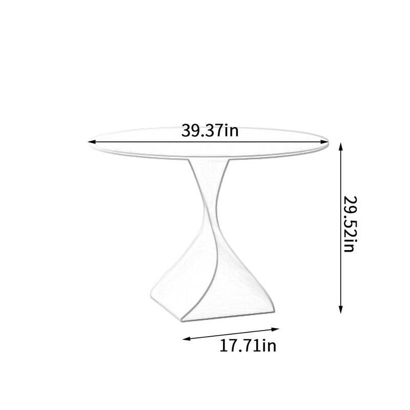 Colleene, H 29,52 po x L 39,37 po x l 39,37 po, Noir, noir, noir, noir