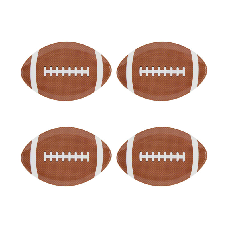 Football 8" Melamine Salad Plate