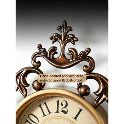 American Handmade Wrought Iron Silent Wall Clock