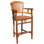 Bauman Outdoor Teak Bar Stool