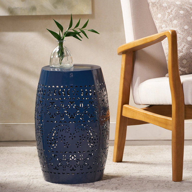 Table d'appoint 12 po, Bleu